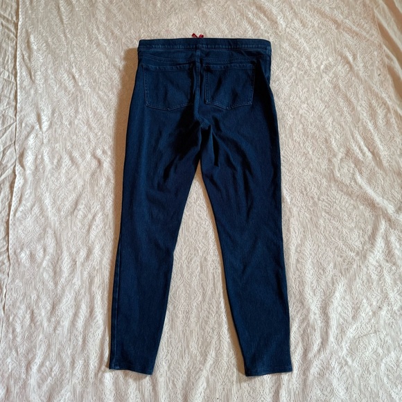 Spanx dark wash high rise pull on skinny jeans - Picture 7 of 7